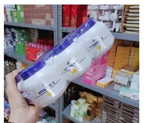 [Chính Hãng] [Sale] Lốc 6 hũ Kem Vitamin E Thái Lan hũ 200gr