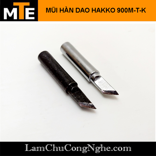 Mũi Hàn dao Hakko 900M-T-K  Mũi hàn thiếc tương thích với mỏ hàn 907, 936...