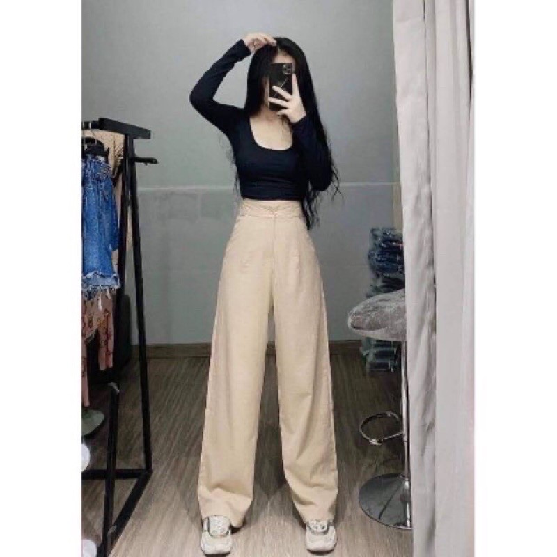 Quần Suông đũi chun sau dài 1 mét