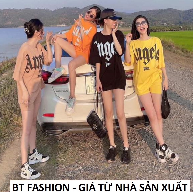 [HCM]SET Bộ Đi Chơi Áo Thun Phom Rộng + Quần Sọt Thun Thời Trang HOT - BT Fashion (SE02) + Hình Thật Video