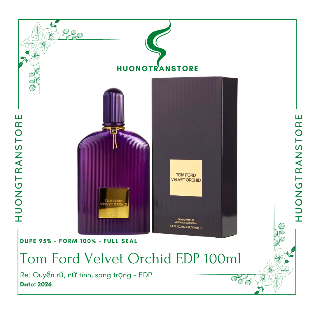 Nước Hoa Nữ Bản Tom Ford Tím Velvet Orchid 100ml Edp [Phân Loại 2] Bản Đẹp  