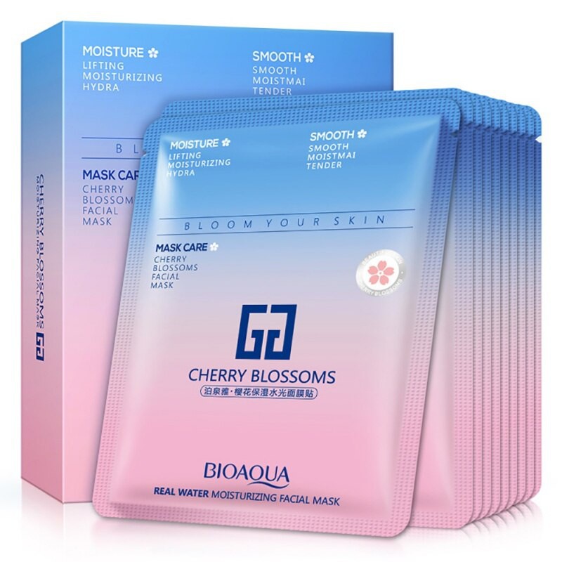 Combo 50 mặt nạ Bioaqua Cherry Blossoms dưỡng trắng da