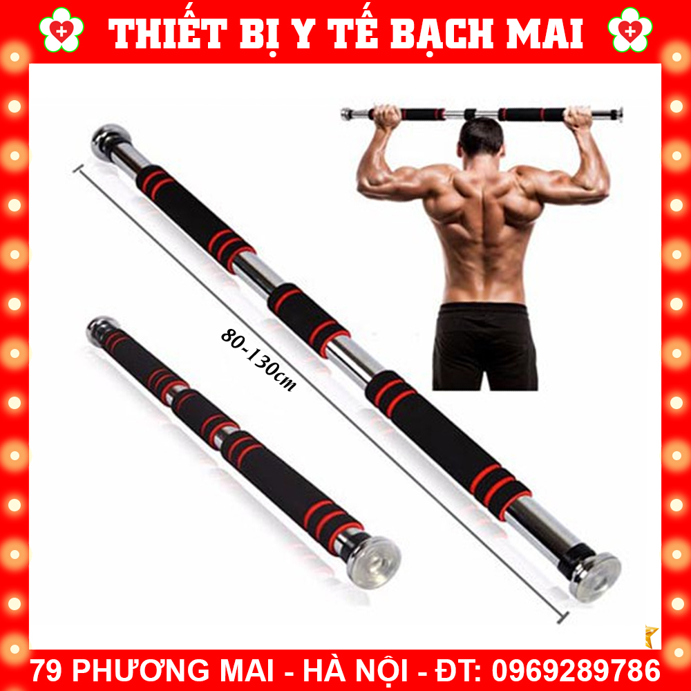 Xà đơn gắn cửa, treo tường 80-130cm
