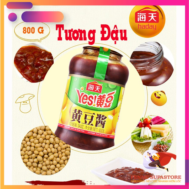 Tương Đậu Haday - Hải Thiên 800G