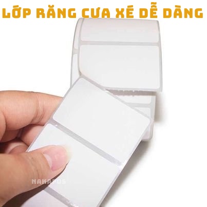 Combo 16 Cuộn Tem trà sữa dán ly kích thước 50x30mm