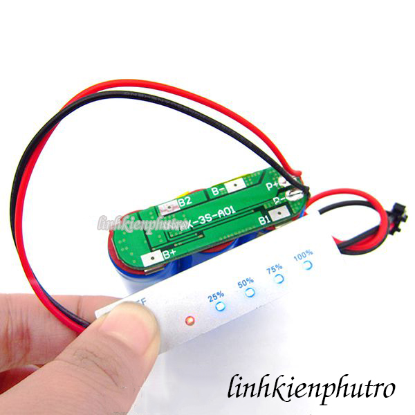 [HCM]Mạch Báo Dung Lượng 3 Cell Pin