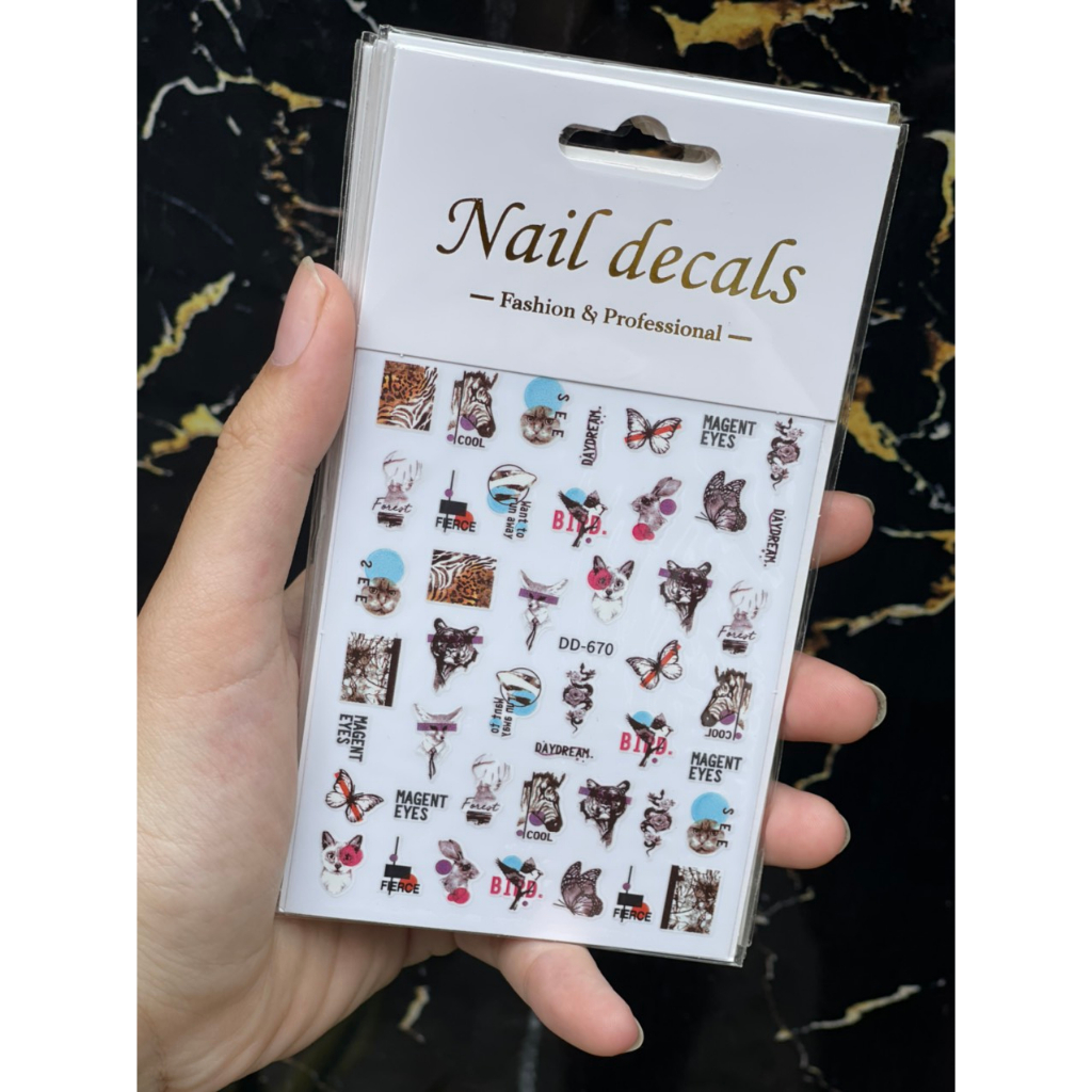 Sticker Dán Móng Hàn Quốc siêu nhanh