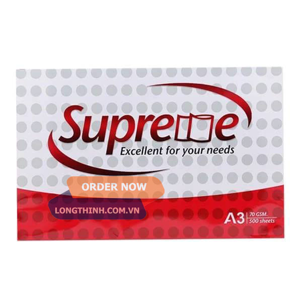 Giấy a3 supreme 70gsm
