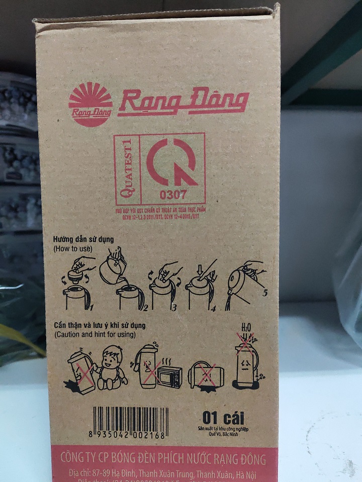 [HCM]Phích đựng nước nóng Rạng Đông RD 1040 ST2