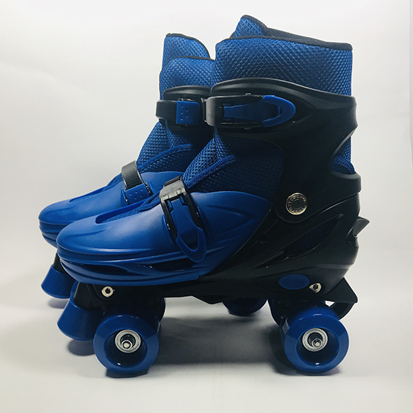 Giày Patin 4 bánh ngang xanh
