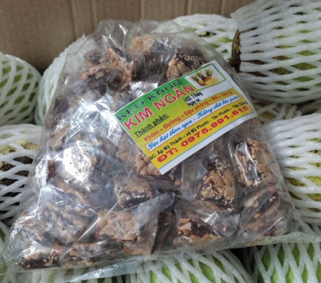 Kẹo Khóm Đậu Phộng