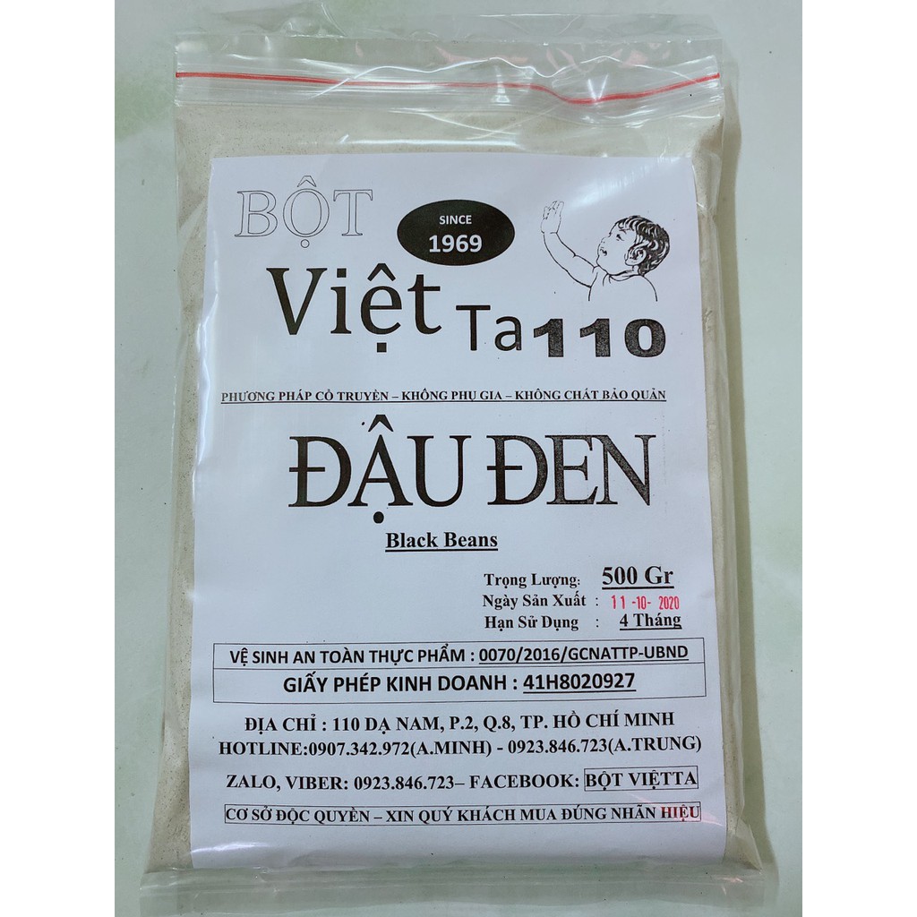 [HCM]Bột Đậu Đen Chín Bột Việt Ta