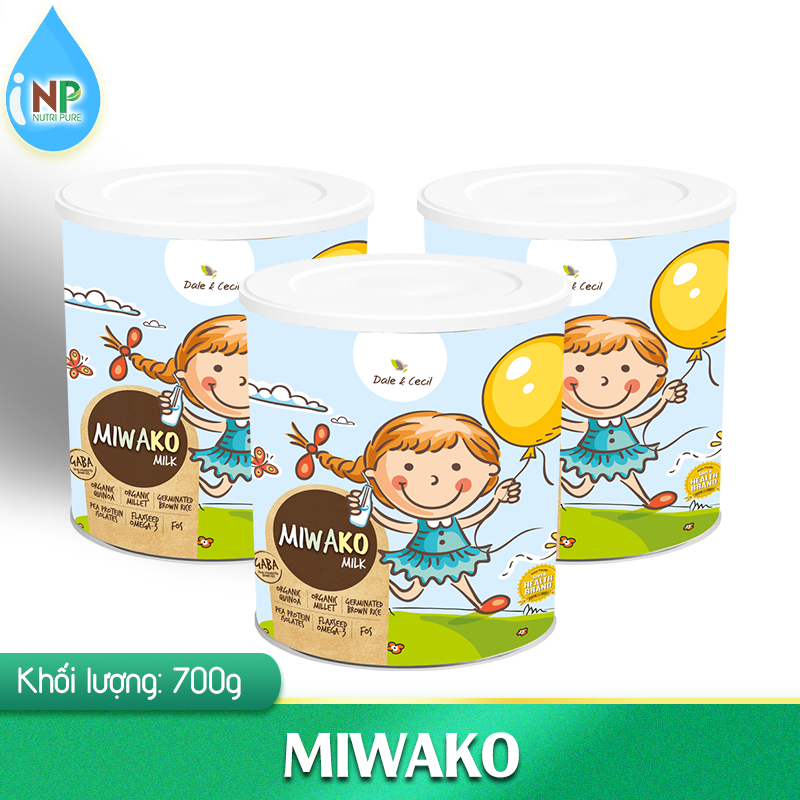 SỮA THỰC VẬT HỮU CƠ MIWAKO - HỘP 700G