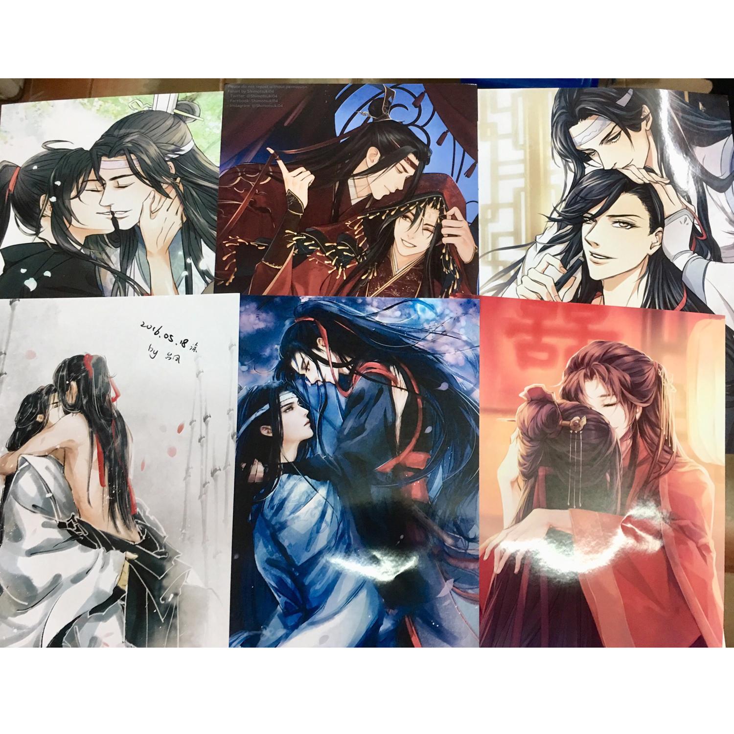 ẢNH DÁN MA ĐẠO TỔ SƯ COMBO 5 TỜ A4