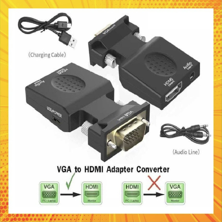 Đầu chuyển tín hiệu VGA + Audio sang HDMI chất lượng cao