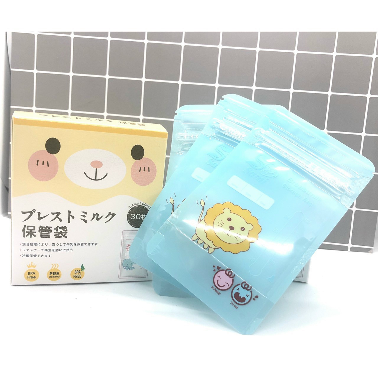 Túi trữ sữa Sami Nhật Bản 250ml, 100ml