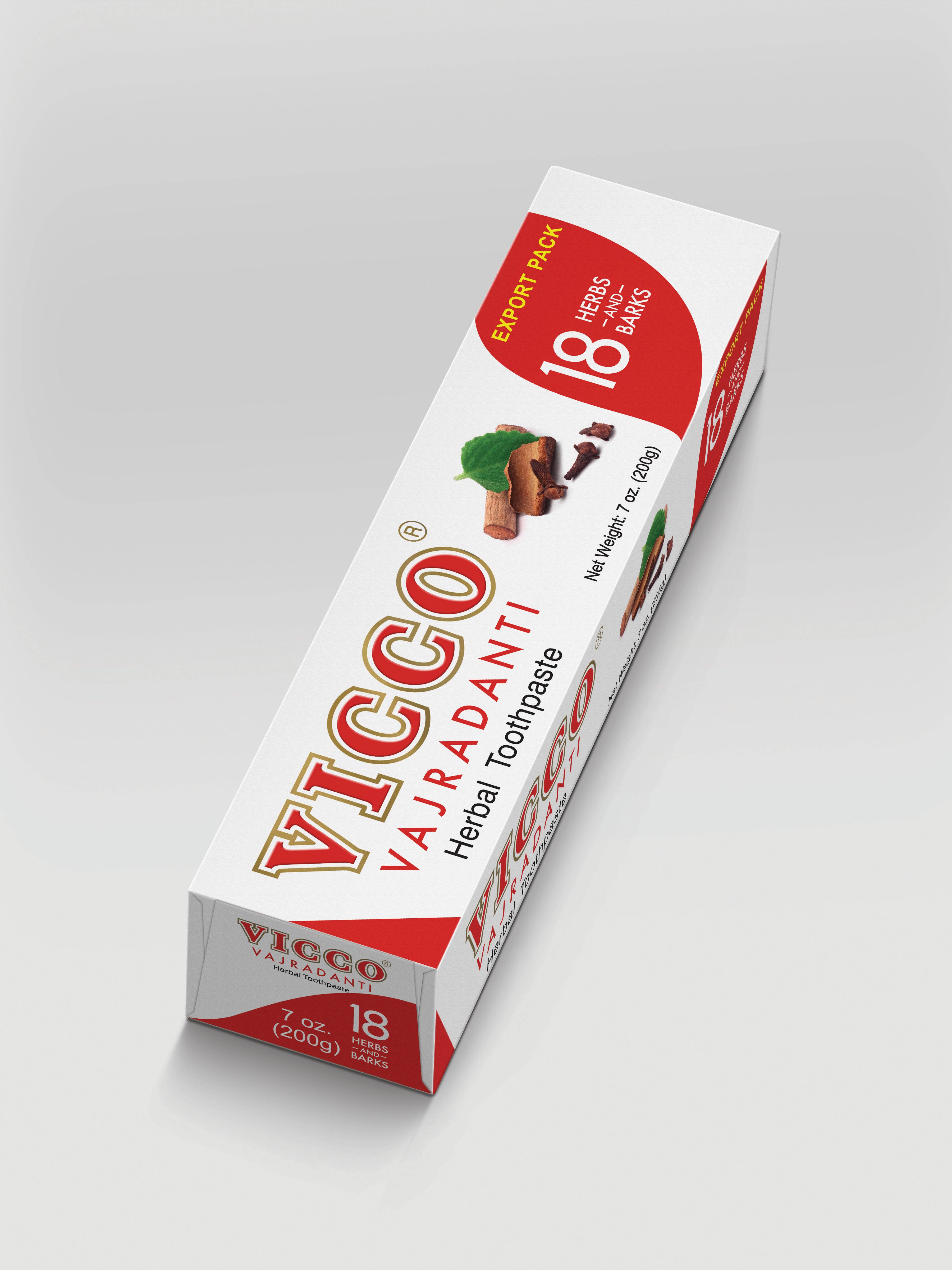 Kem đánh răng Vicco 18 loại thảo dược 200g