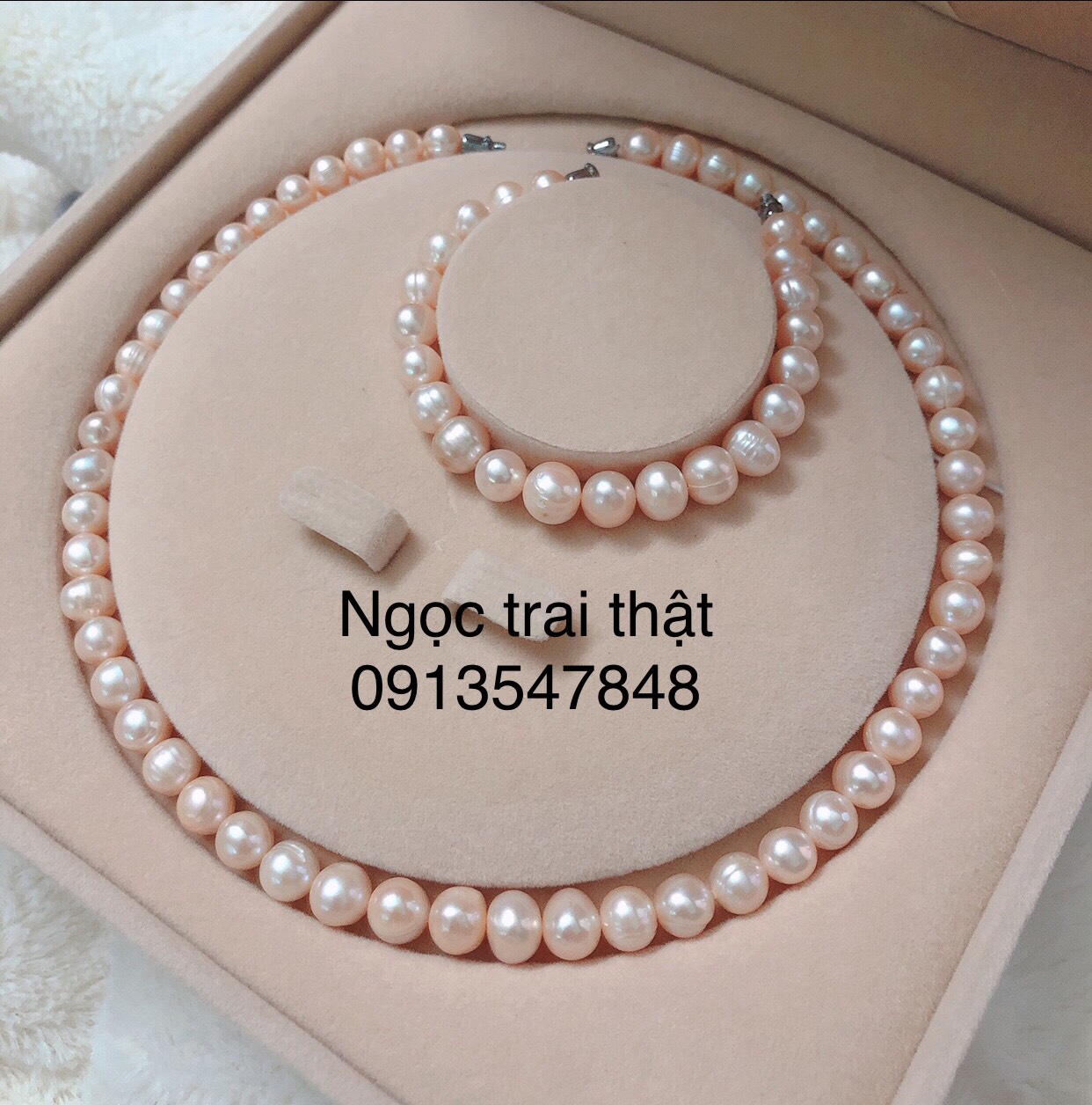 Bộ trang sức cho phái đẹp hạt 8ly