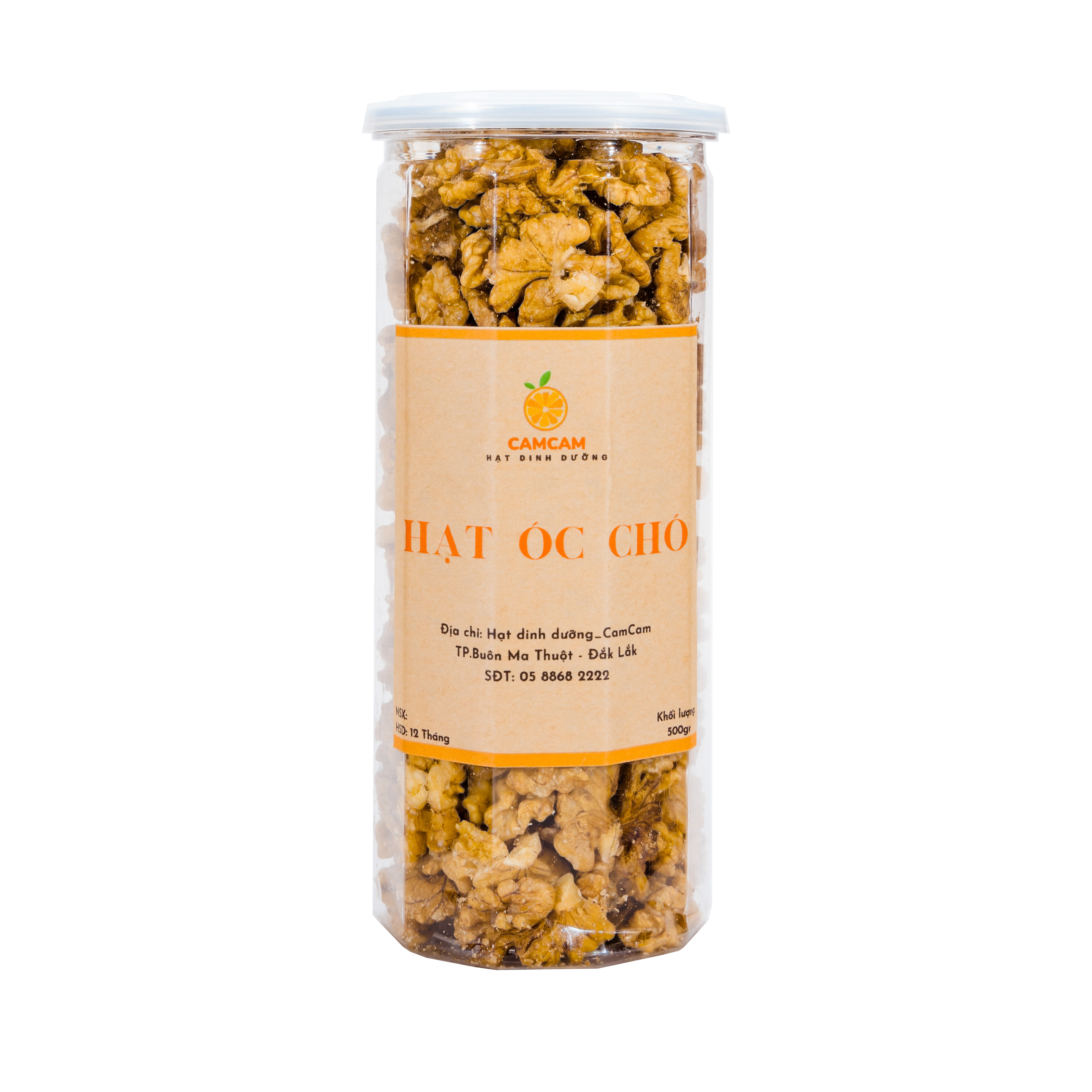 Nhân Hạt Óc Chó Vàng Cao Cấp Date mới, thơm ngon 500GRAM