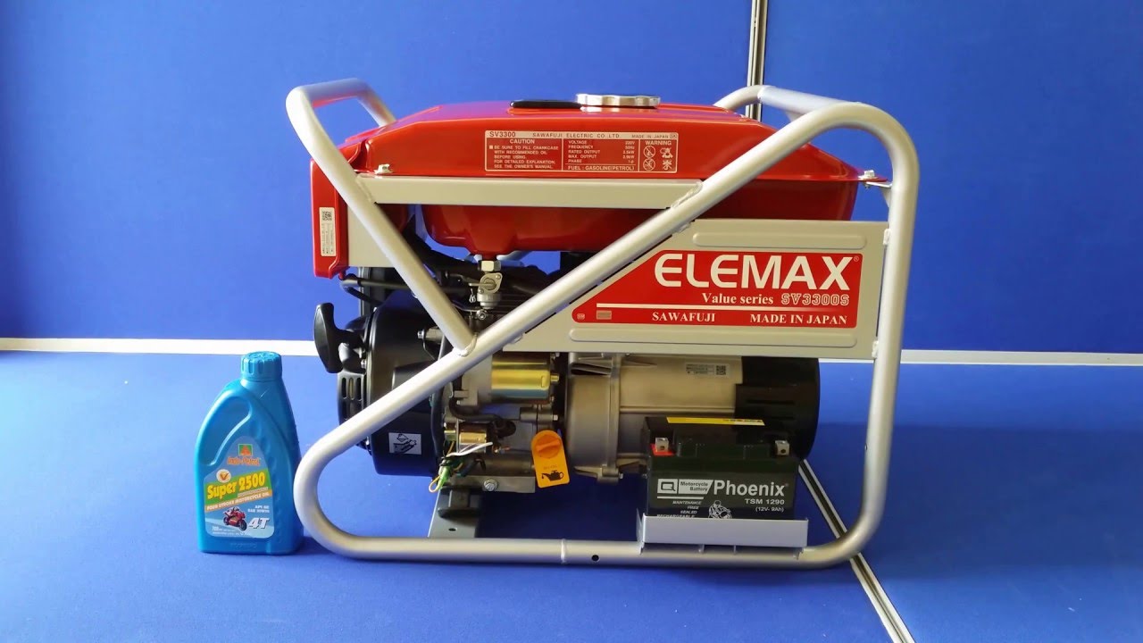 [HCM]MÁY PHÁT ĐIỆN ELEMAX SV6500 5KVA