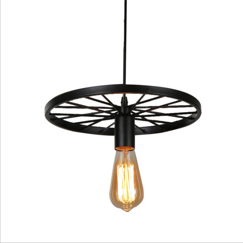Đèn thả bánh xe đèn thả trần trang trí hapova dt 7089/1