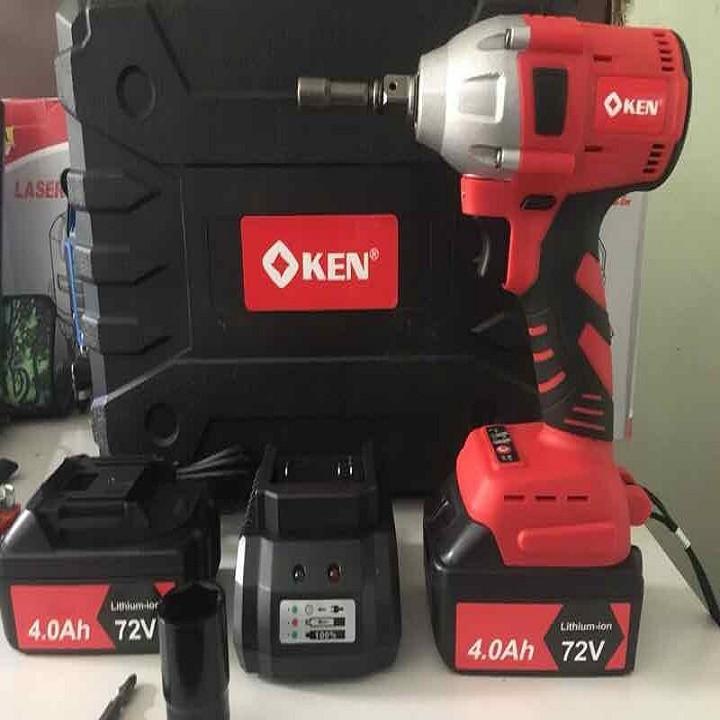 Máy siết bu lông,máy bắn vít Ken 72 V - Hàng không chổi than