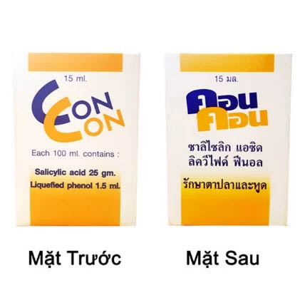 Chấm Mụn Cơm Mụn Cóc ConCon Thái Lan 15ml