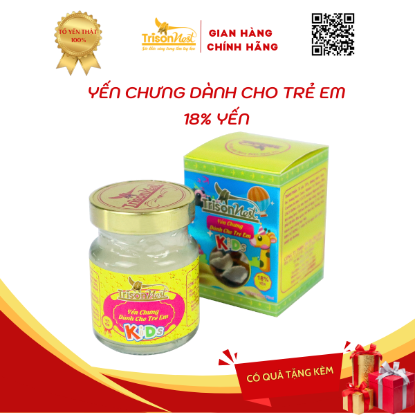 [YẾN SÀO TRÍ SƠN] YẾN CHƯNG SẴN 18% HŨ