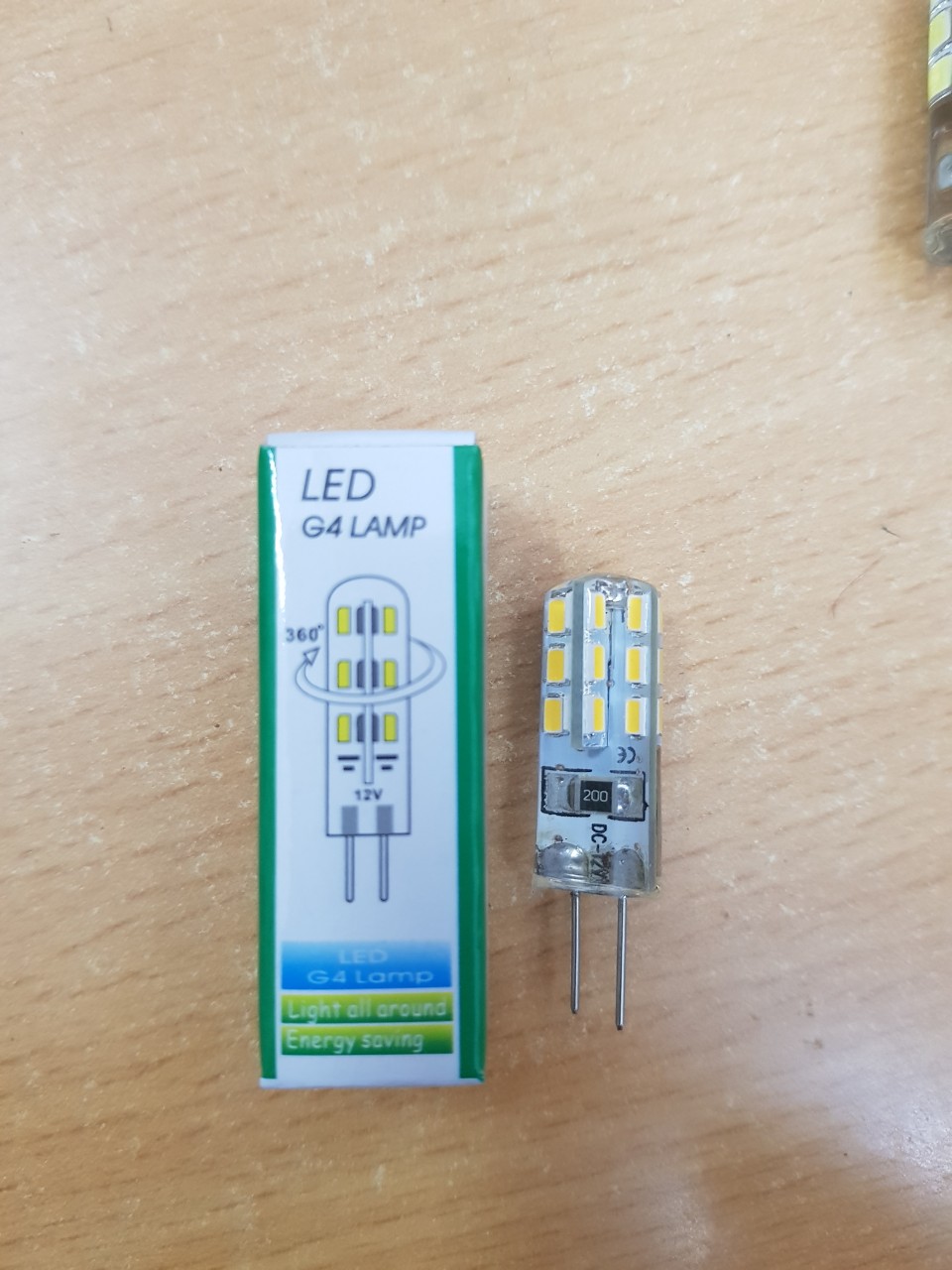 Bộ 4 bóng led chân cắm G4 - 12V thay thế bóng Halogen