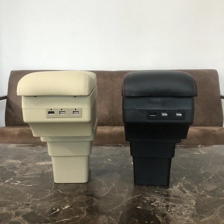 Hộp tỳ tay ô tô, xe hơi cao cấp Mitsubishi Xpander tích hợp 6 cổng USB