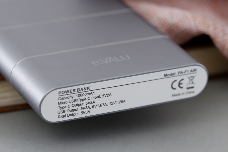 Pin sạc dự phòng Polymer 10.000 mAh Type C QC3.0 eVAiT M1