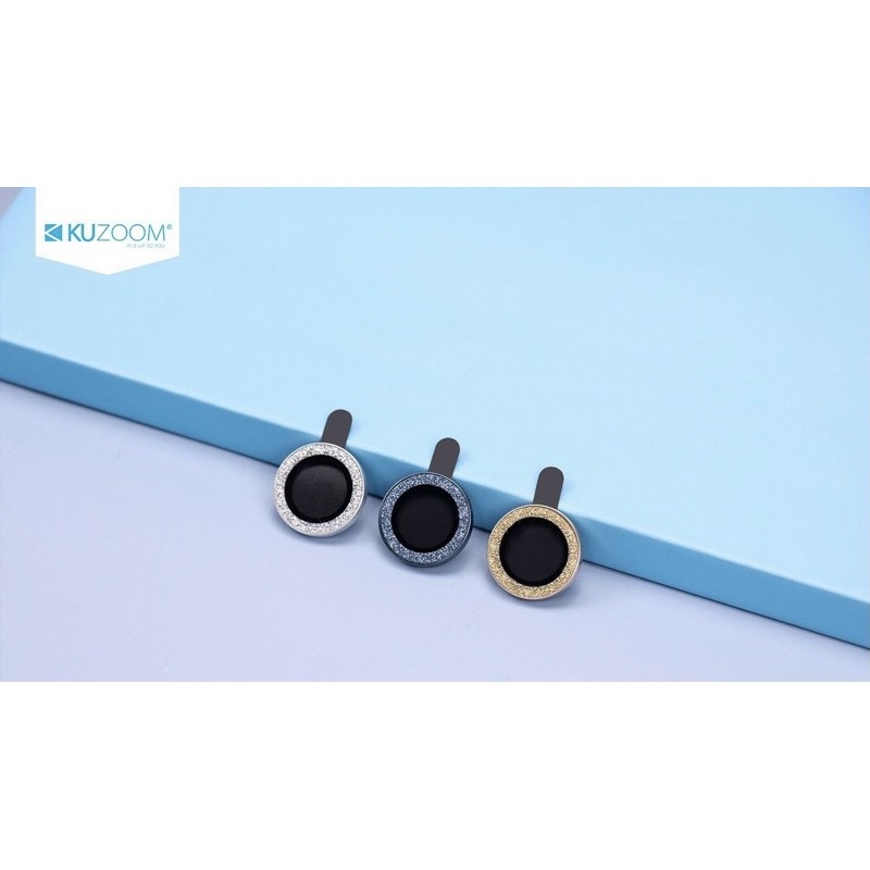 [Lấy mã miễn phí vận chuyển] Bộ 3 dán kim cương màu bảo vệ mắt camera IPhone 12 Pro Max / 12 Pro / 12 / 12 Mini chính hãng Kuzoom cực nổi bật