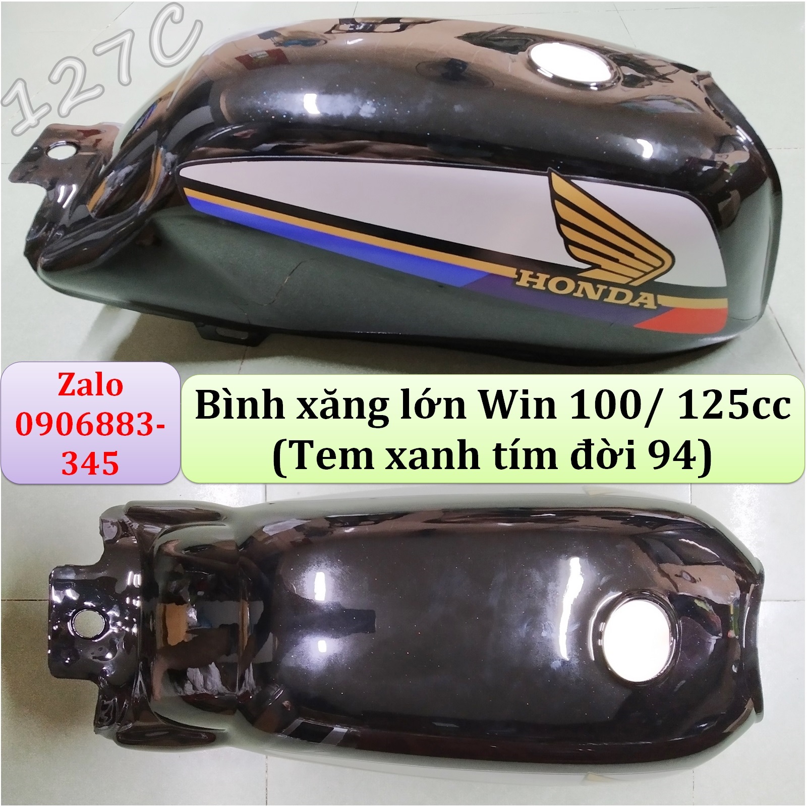 [HCM] Bình xăng lớn Win 100/ 125cc (Có tem hoặc không tem)