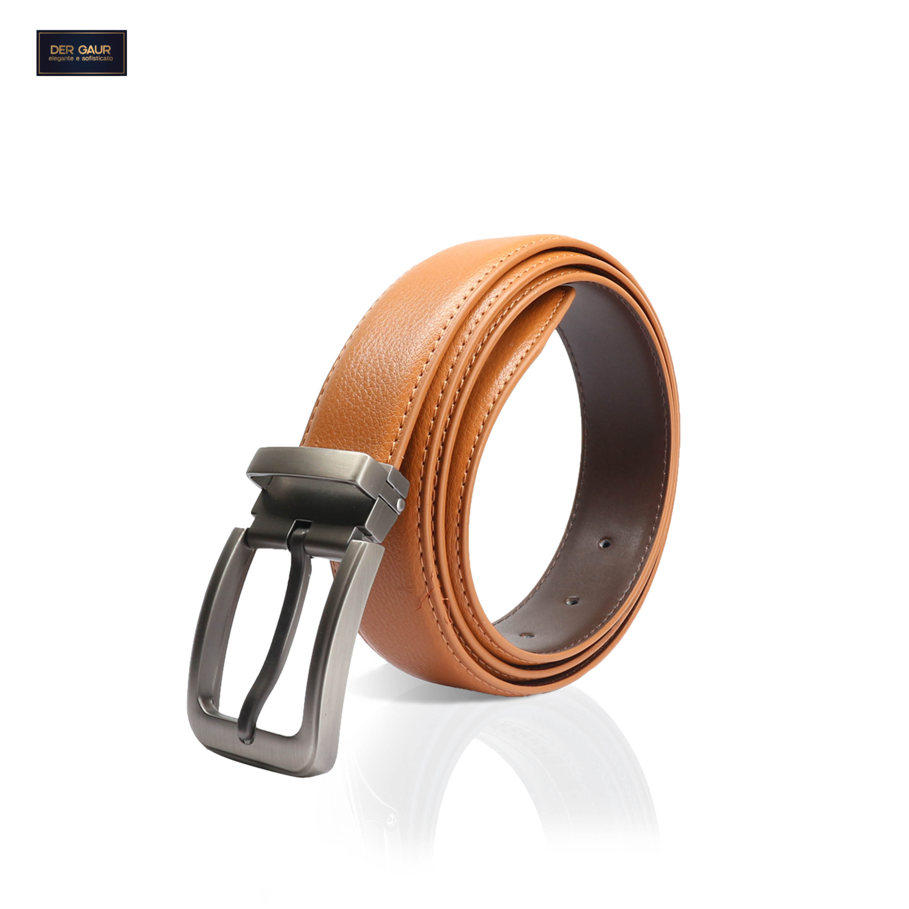 Thắt lưng 100% da bò cao cấp DerGaur DGY022