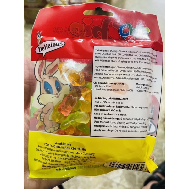 KẸO DẺO CHIP HẢI HÀ GÓI 100G