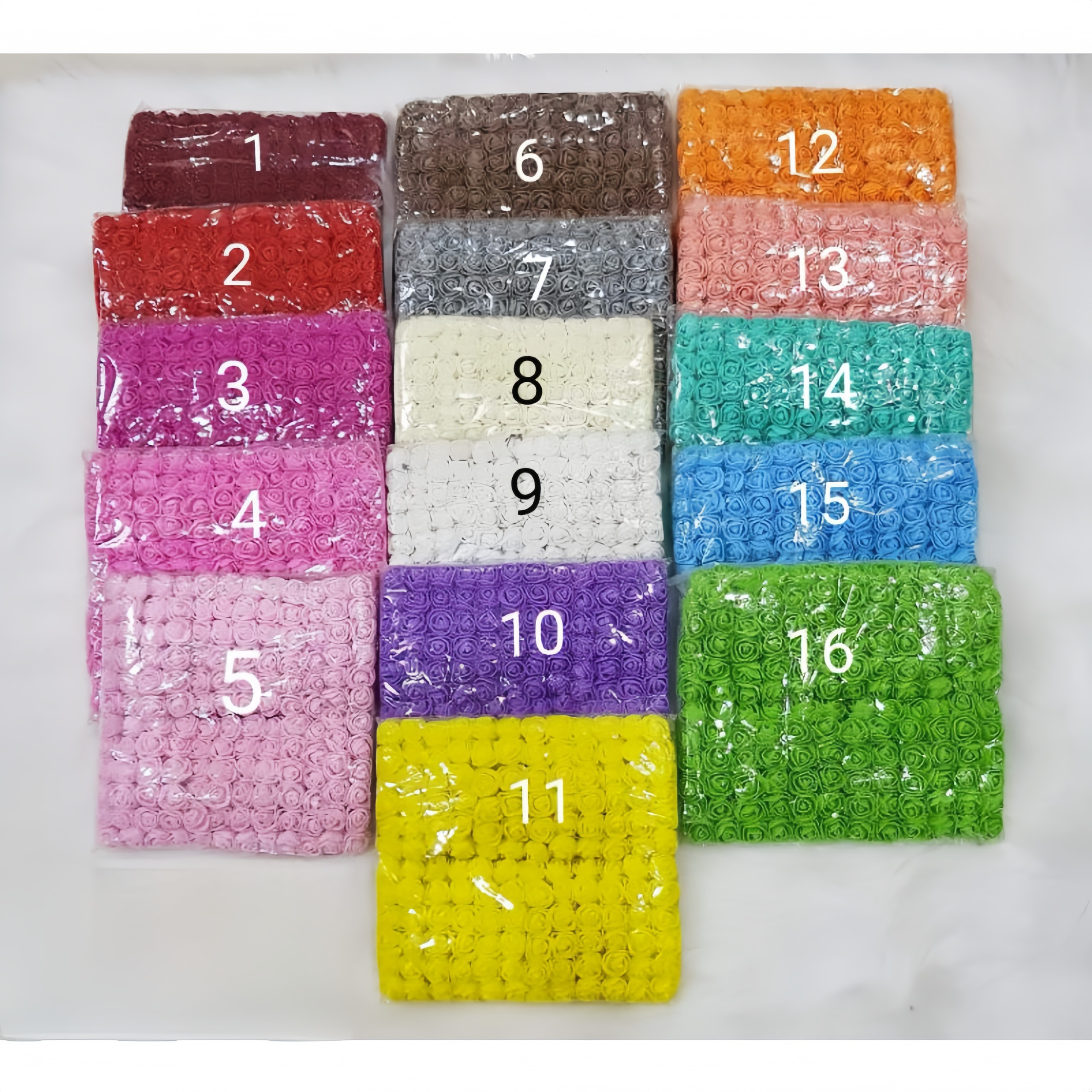 Gói 144 hoa xốp nhí 2cm