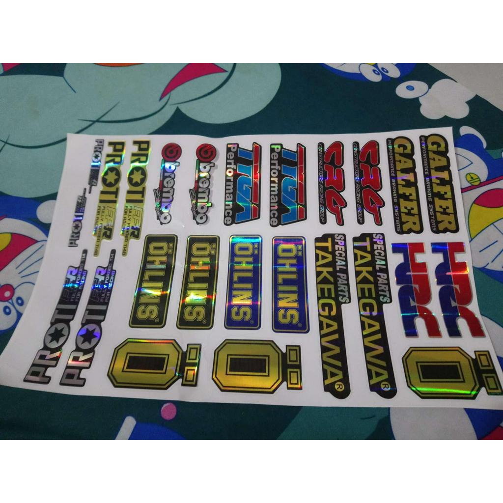 Tem Tấm Logo Ohlins Hrc
