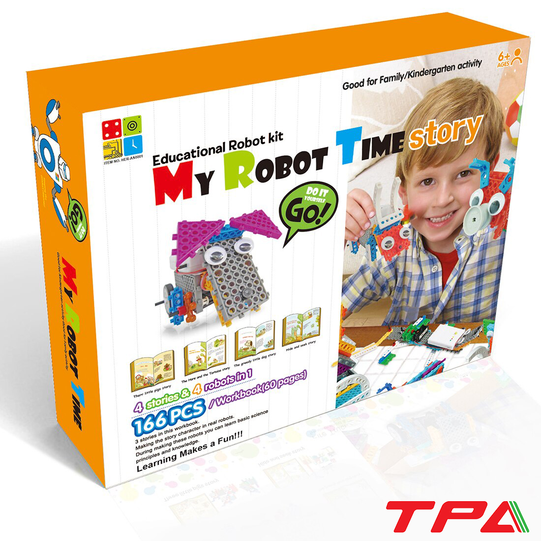 BỘ LẮP RÁP ROBOT GIÁO DỤC STEM TPA ROBOTKIT STORY (MRT STORRY)