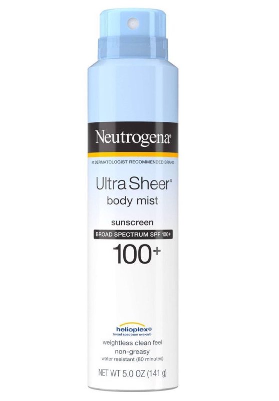 [ mẫu mới ] Chống nắng dạng xịt đi biển Ultra Sheer Body mist neutrogen spf100( không tay cầm ) nhập khẩu