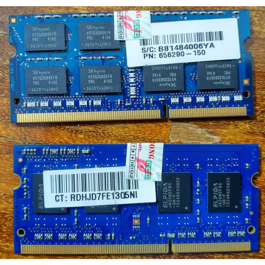 Ram tháo máy DDR3 4G Bus 1600