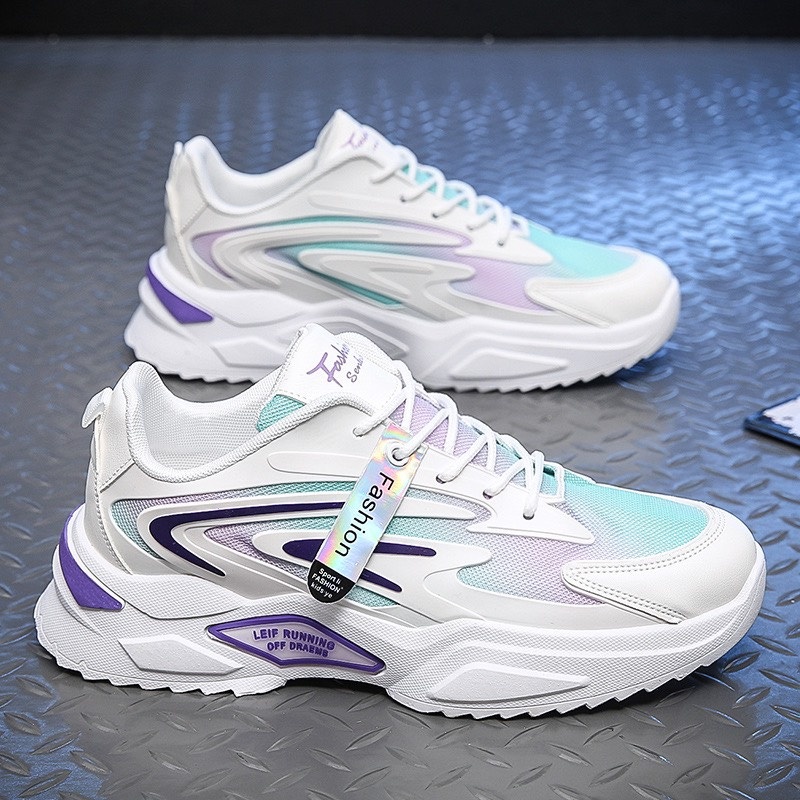 Giày nam Sneaker độn đế cao 4cm QHShoes phong cách hàn quốc mới