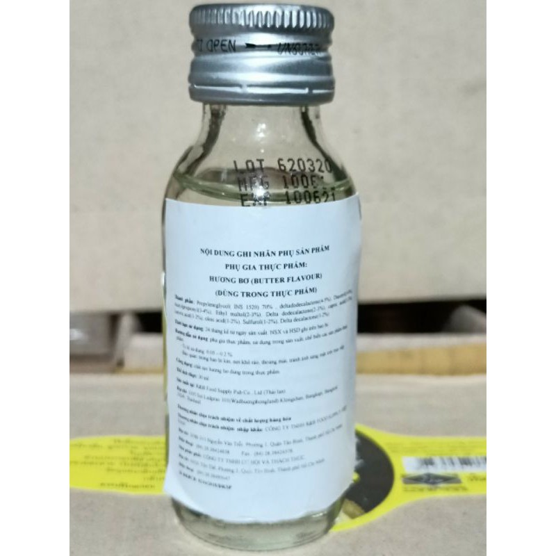 Tinh dầu hương bơ Best Odour 30ml