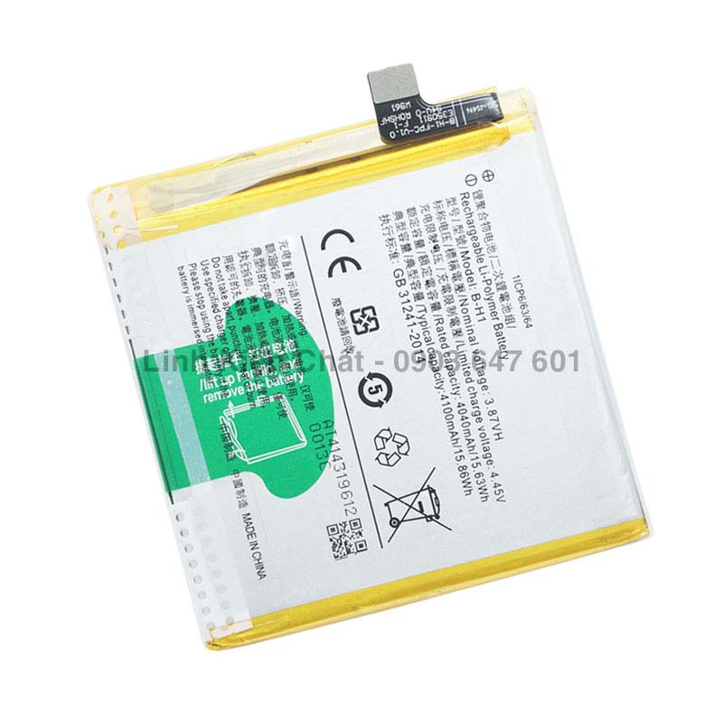Pin cho vivo v17 pro 1910 4100mah zin - hàng nhập khẩu