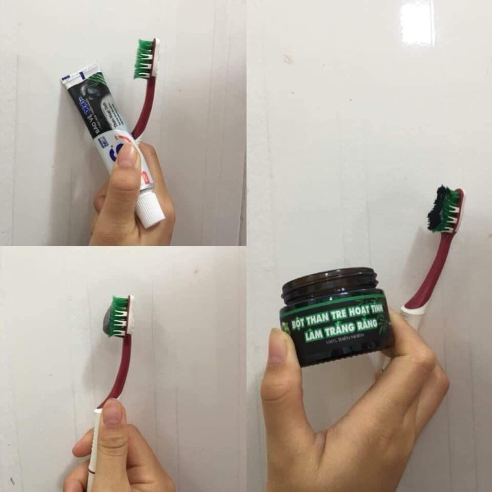 Zenpali Bột Than Tre Hoạt Tính Trắng Răng [Hàng Chuẩn Cty]