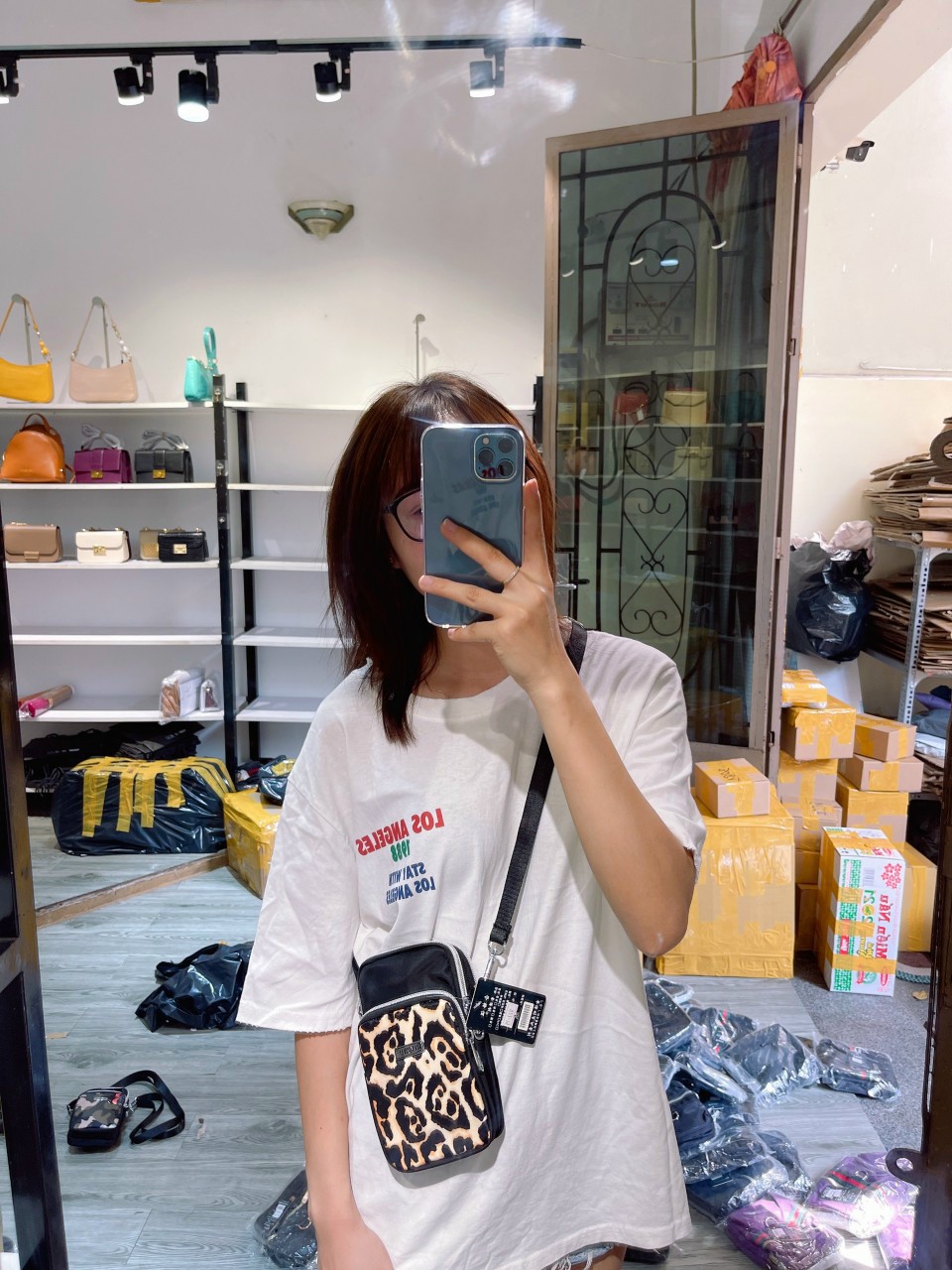 Túi đeo chéo nữ - Sale xã hàng (đủ màu)
