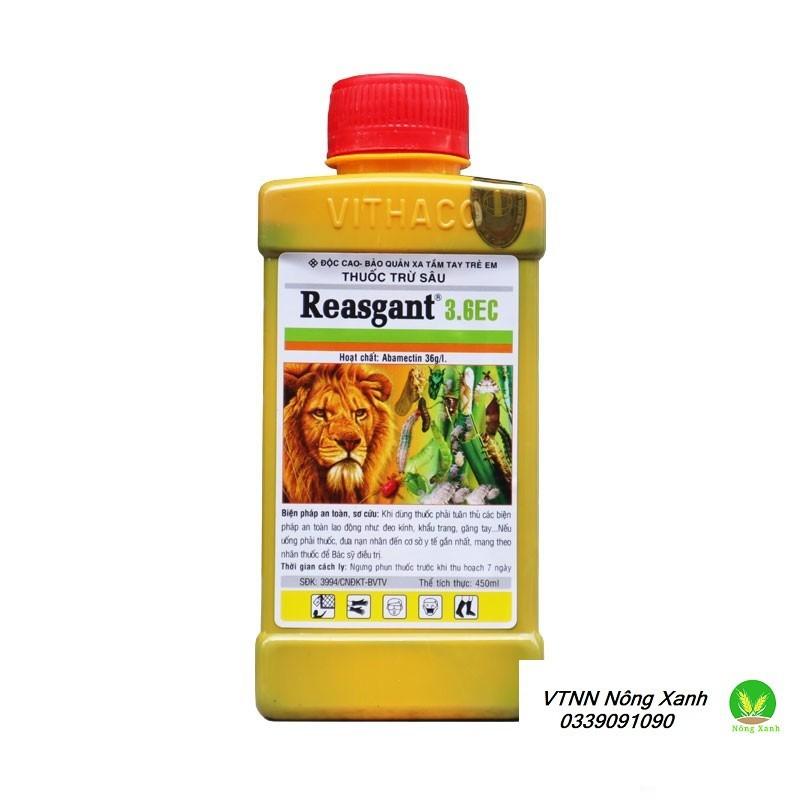 TRỪ SÂU Reasgant 3.6EC chai 450ml NỘI HẤP LƯU DẪN CỰC MẠNH