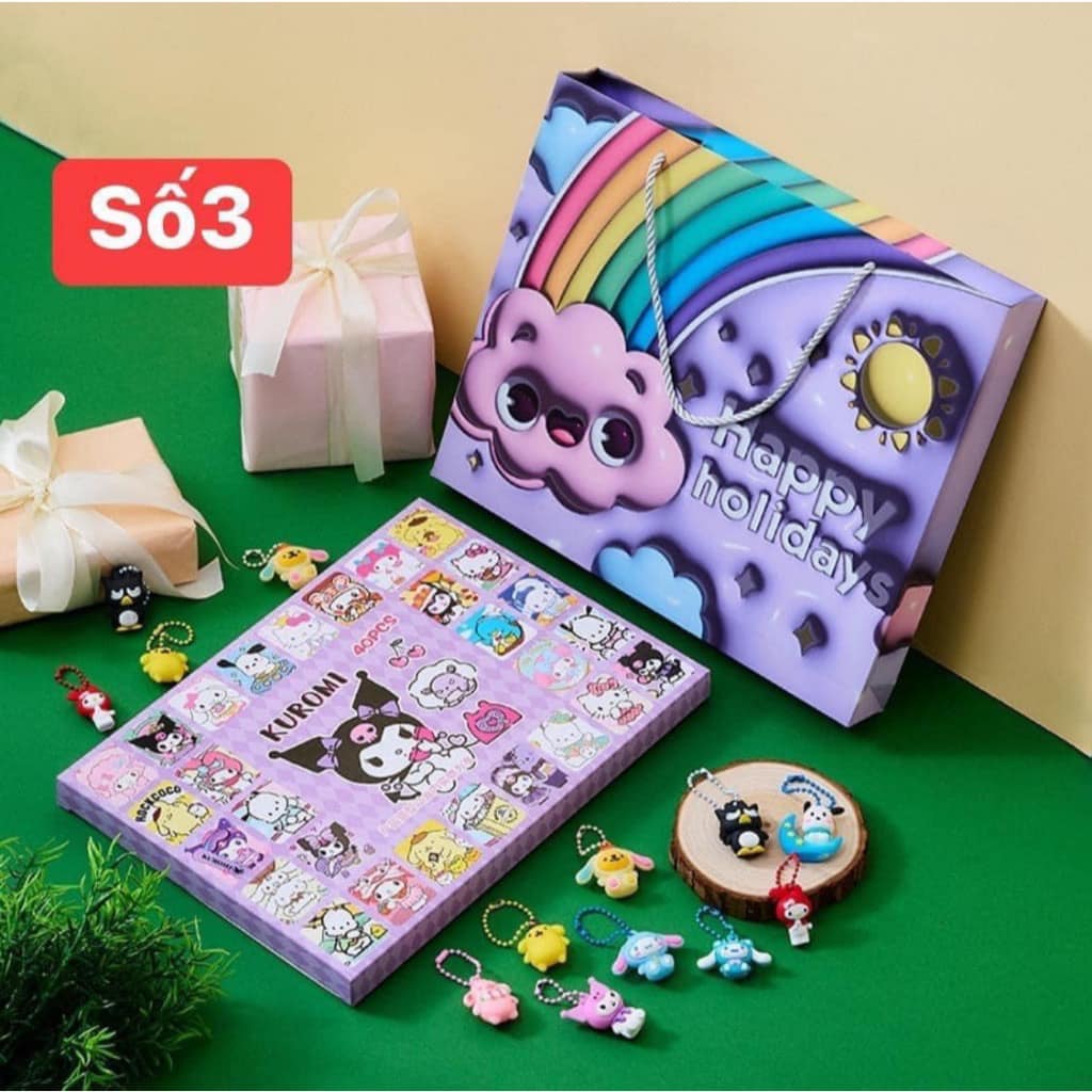 Set 40 món đồ chơi bí mật kuromi dễ thương cho bé -