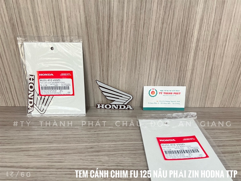 Tem cánh chim Future 125 Nâu Phải (1 Miếng)