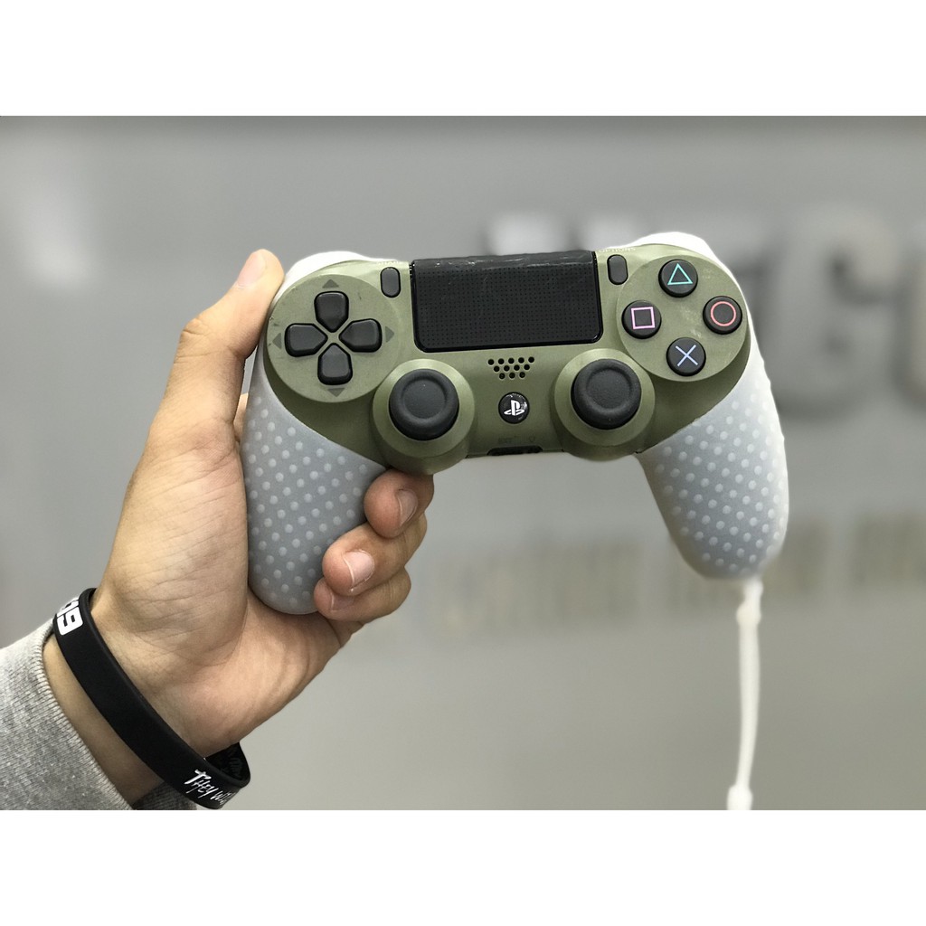 Bọc bảo vệ Silicon cho tay cầm PS4 + 2 núm analog
