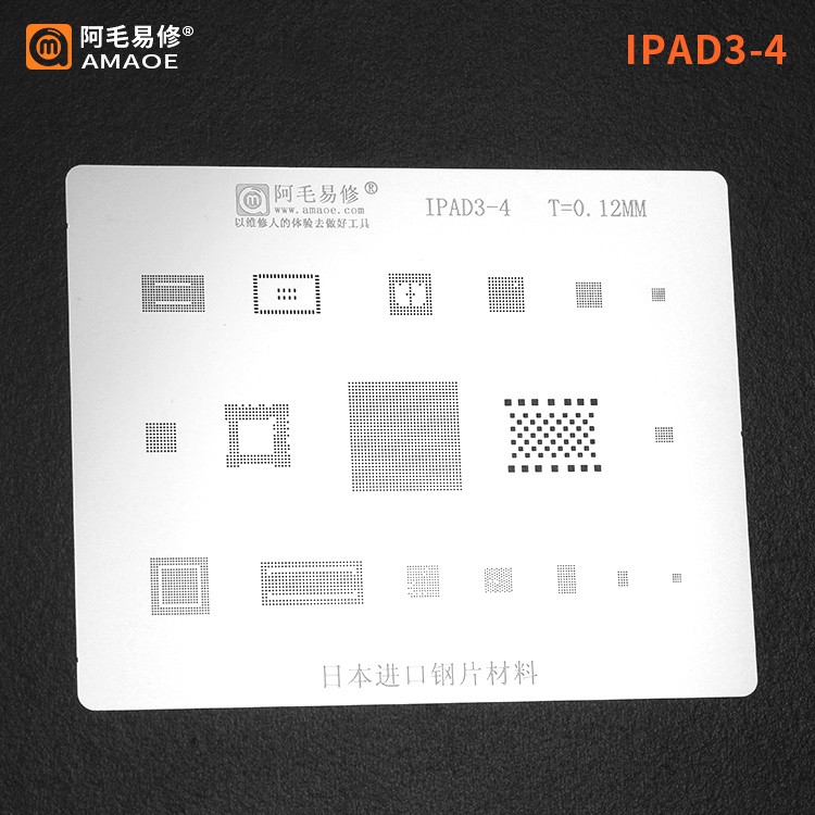 Vỉ làm chân IPAD3-4 đủ IC